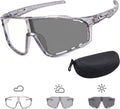 2026 New Photochromic Cycling Sunglasses-Uv400 Protection Safety Transition Glasse for Sports & Work
