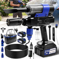 Cordless Pressure Washer, Multifunctional Power Washer for Wash,Blow,Vacuum | Portable Pressure Washer with 2*21V Batteries, 5-In-1 Nozzle, Battery Powered Pressure Washer for Car, Patio & Home Cleaning