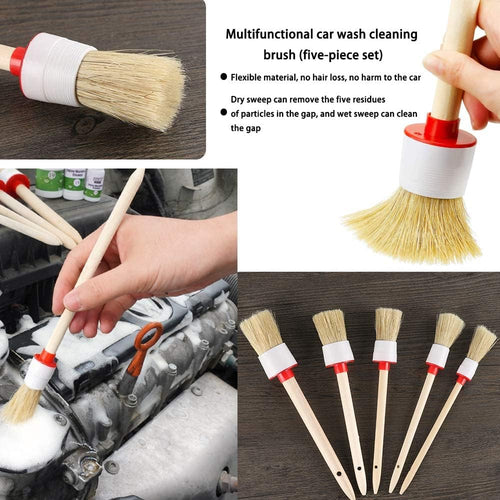 10PCS  Car Auto Detailing Brush Set, Auto Detailing Brushes Cleaner Car Detailing Brushes Exterior, Car Interior Brush for Detailing Cars Automotive Interior, Wheels, Exterior, Leather